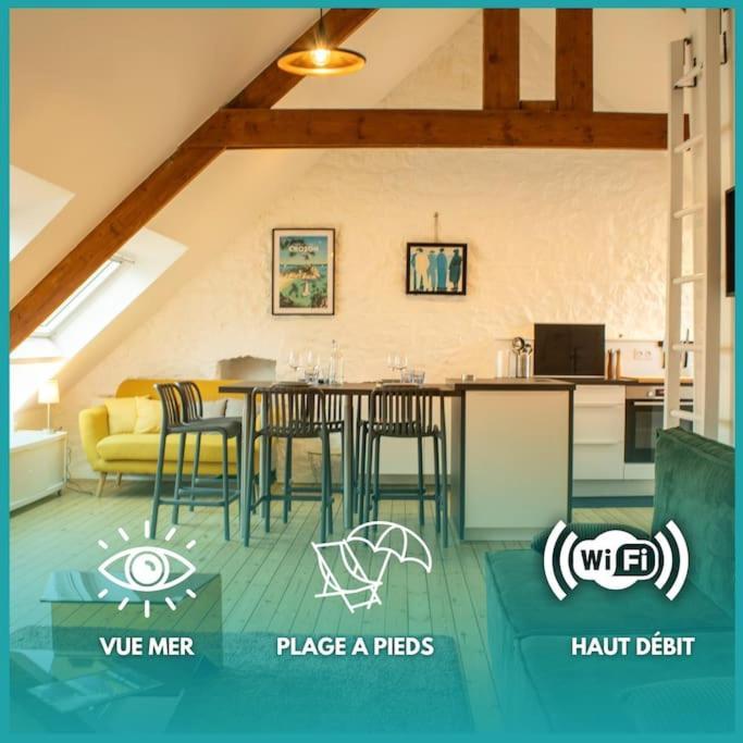 Ar Bili/Vue Mer/Wifi Crozon Buitenkant foto